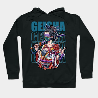 Geisha cyber Hoodie